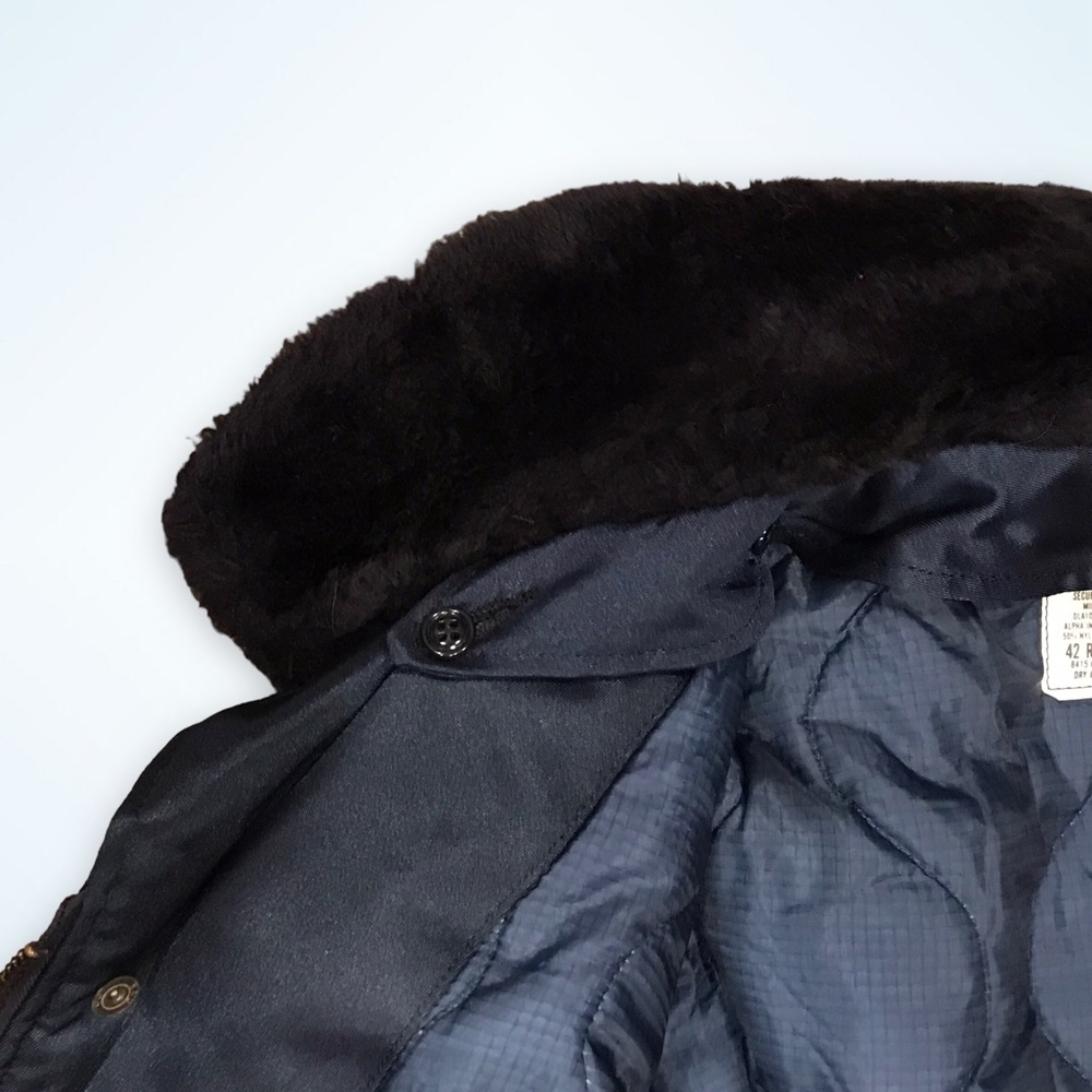 Vintage ALPHA INDUSTRIES Cold Weather Jacket (MIL-J-83472) 1970s Era - 42R - Picture 6 of 6